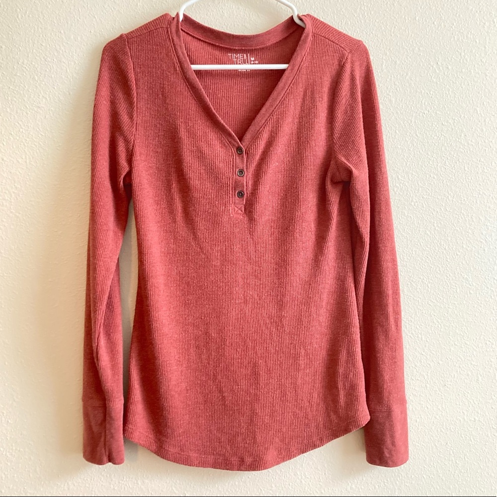 ⭐️3/$30⭐️ Time & Tru Henley Sweater